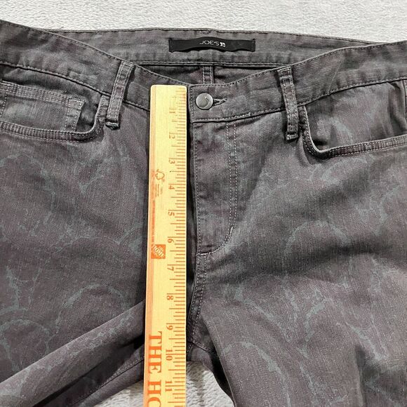 Joe's Skinny MADE In USA Jeans 31‎ Aztec Print Burgundy  Mid Rise Women's - Picture 9 of 10